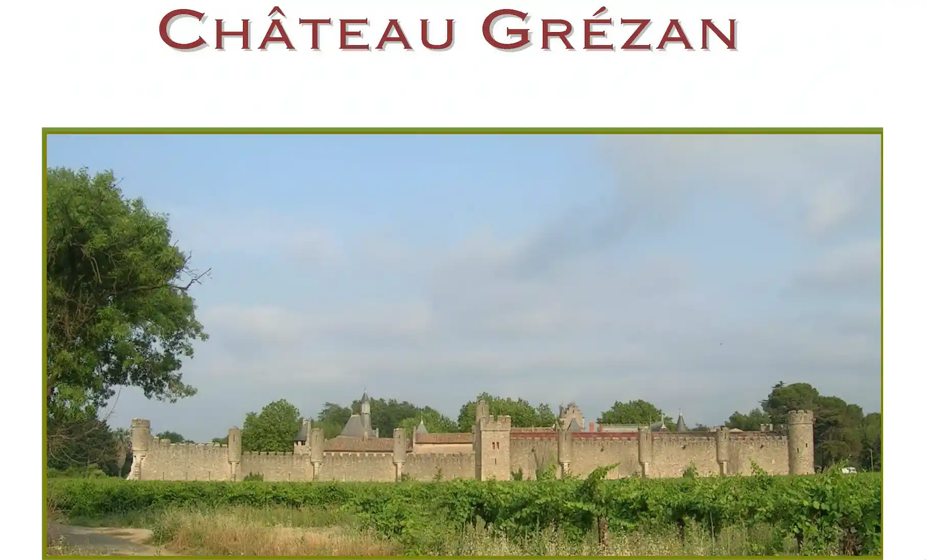 Château Grézan — Logo